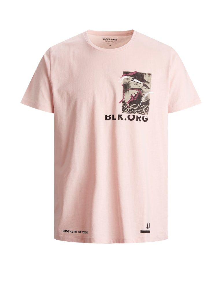 JORFEDO TEE SS CREW NECK BLK L PEACHSKIN